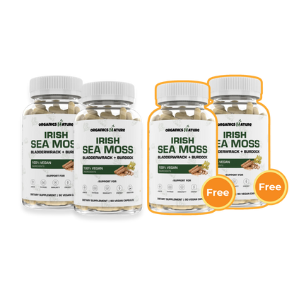 Irish Sea Moss With Bladder Wrack & Burdock Root BOGO