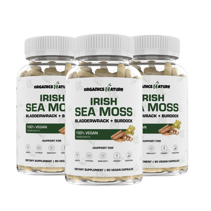 Sea Moss With Bladderwrack & Burdock Root - 1 Bottle